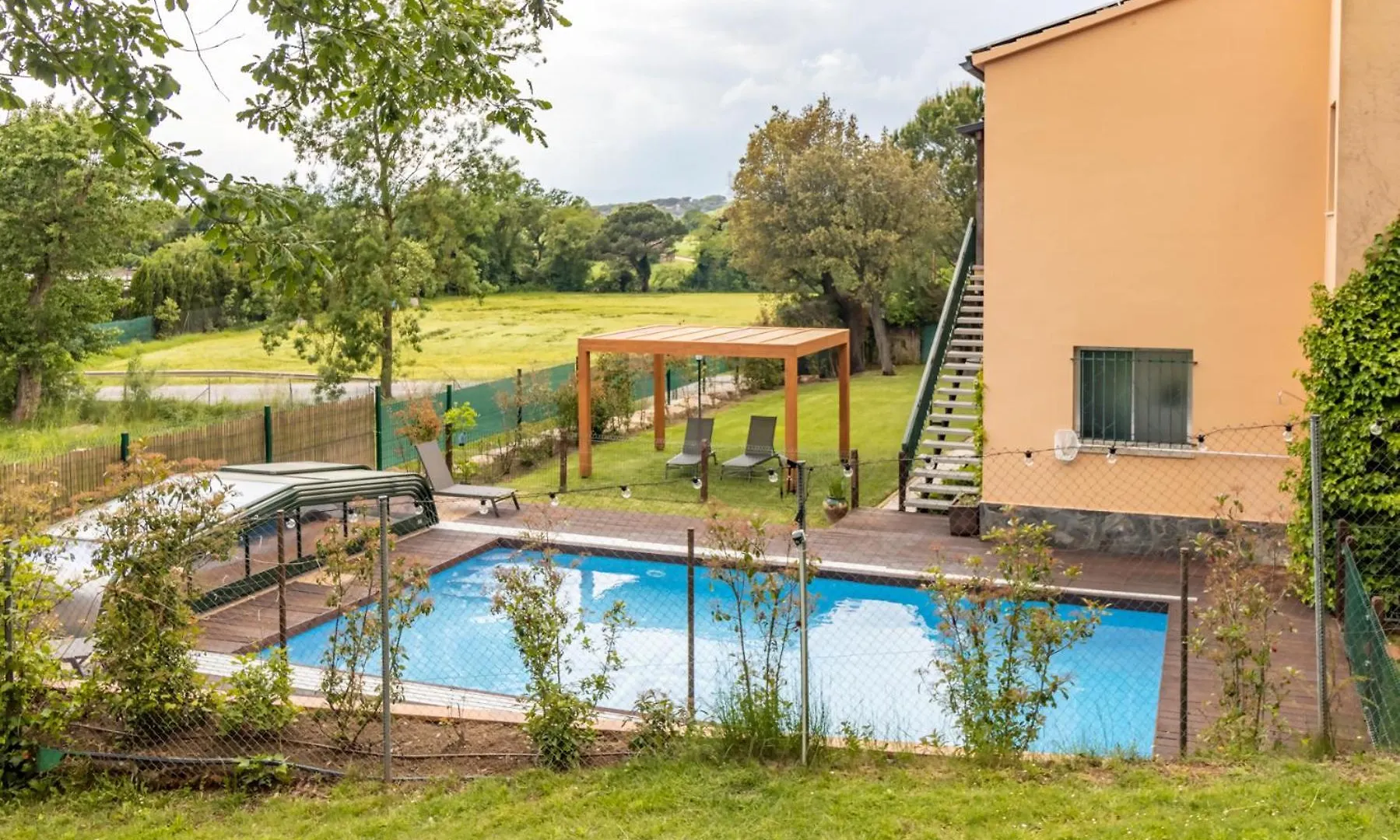 شاليه فيلا Ca La Iaia Casa Con Piscina Y Jardin خيرونا إسبانيا